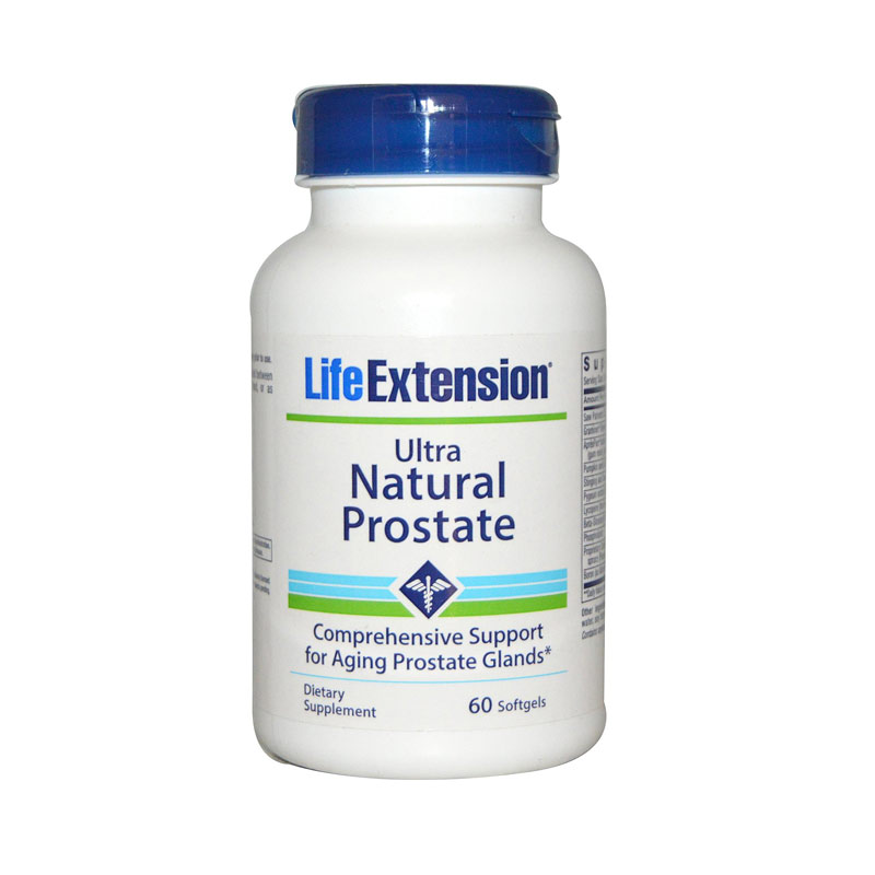 Life Extension Ultra Natural Prostate Formula 60 Softgels Pharmacycare