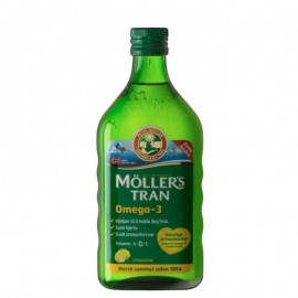 MOLLERS Μουρουνέλαιο (Cod Liver Oil) Lemon Flavour 250ml